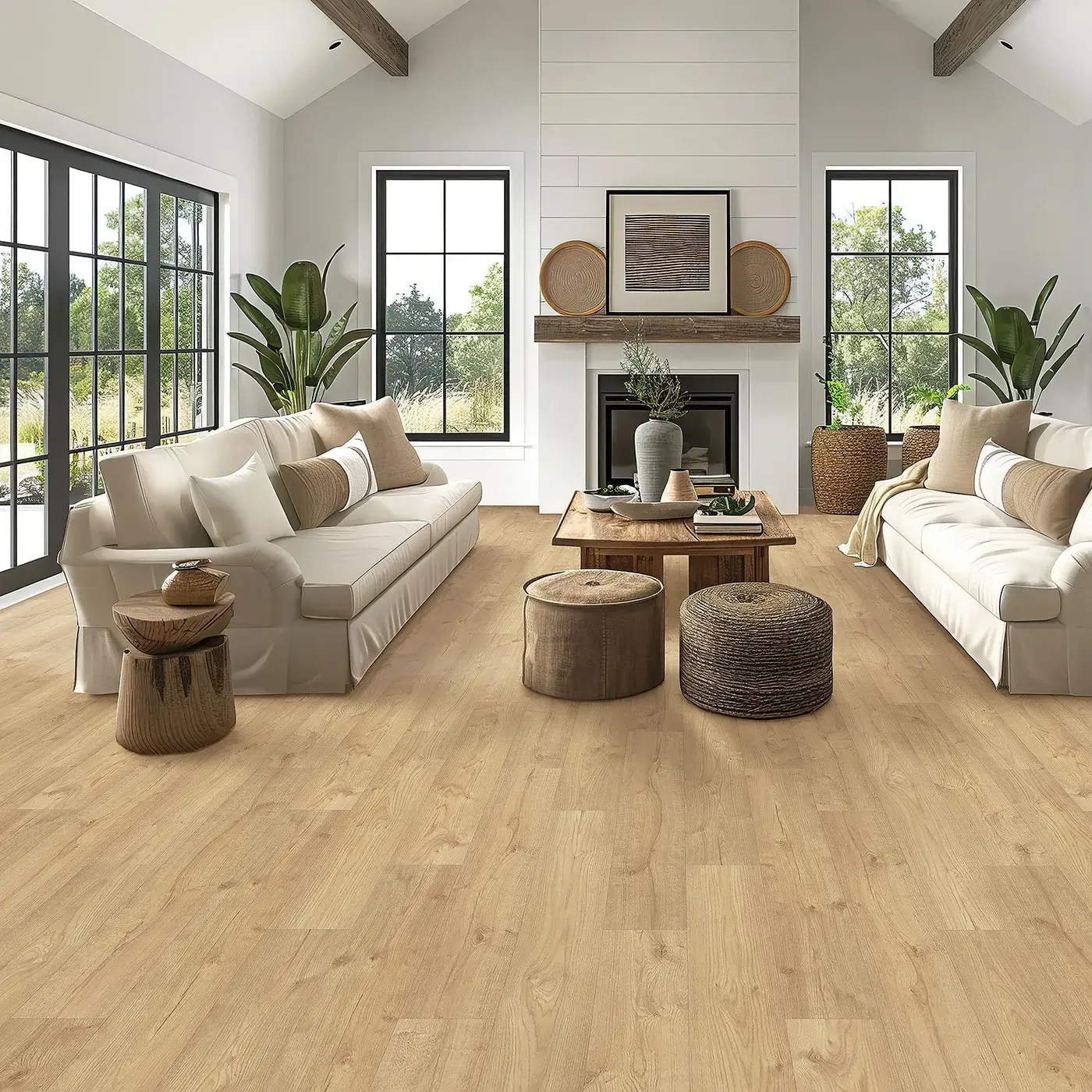 33626_142_room Modern Living Room Laminate Flooring | Sterling Carpet & Flooring