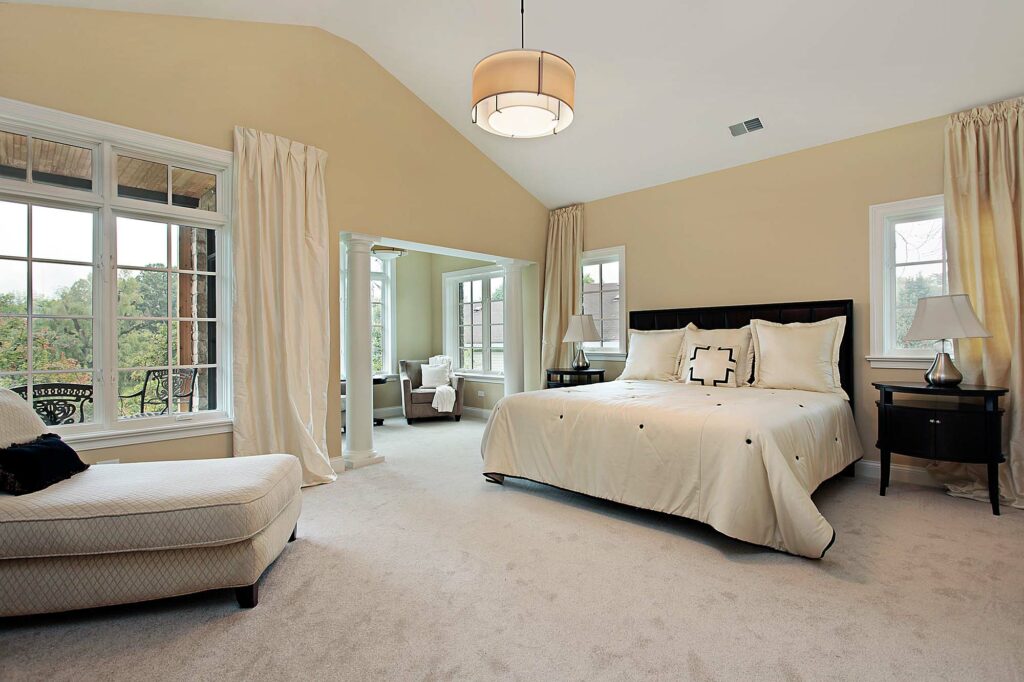 Bedroom carpet | Sterling Carpet & Flooring