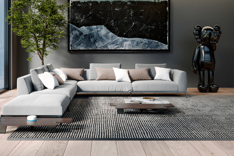 Types of area rugs for LVP flooring