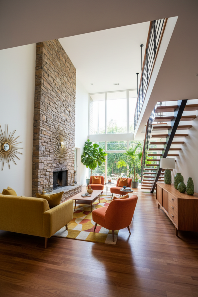 Mid Century flooring in Anaheim, CA and Mission Viejo, CA