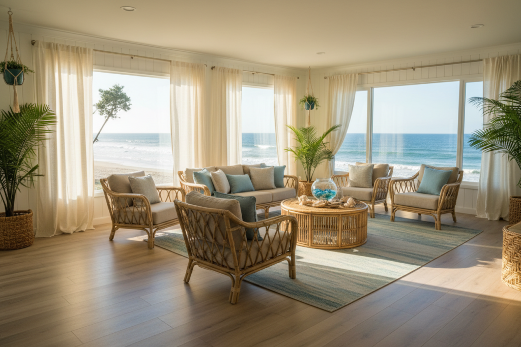 Coastal and beach house floors